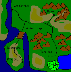 A crude map
